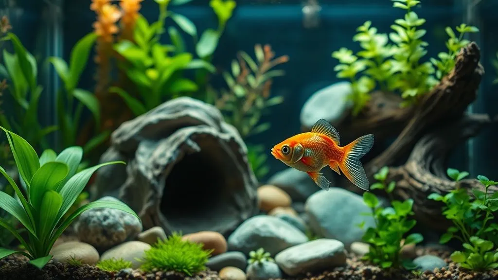 7 Estratégias Essenciais para Decorar Aquários e Aliviar Estresse em Peixes Idosos