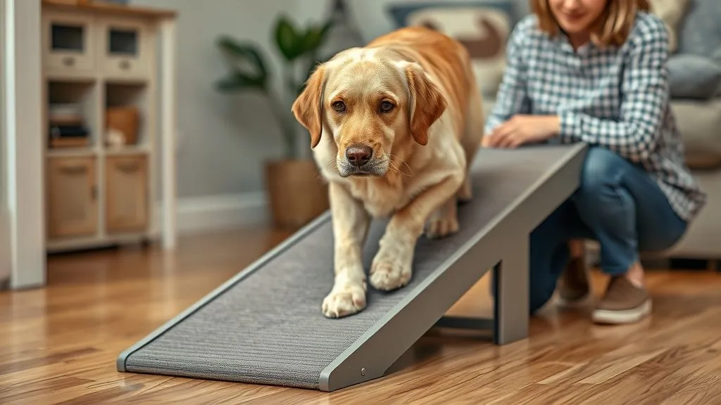 6 Passos para Ensinar Cães Idosos com Artrite a Usar Rampas com Segurança