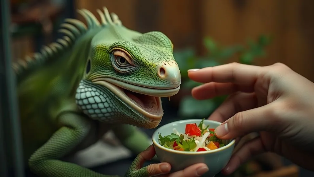 Iguana Idosa sem Apetite? Evite Desnutrição com Estas 6 Dicas!