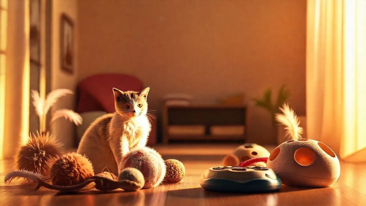 10 Brinquedos Seguros para Gatos Idosos com Artrite e Baixa Energia